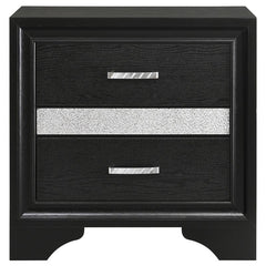 Miranda 4-piece Eastern King Bedroom Set Black - 206361KE-S4