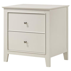 Selena 2-drawer Youth Nightstand Cream White - 400232