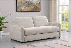 Rylie Upholstered Sofa Sleeper with Queen Mattress Beige - 360027