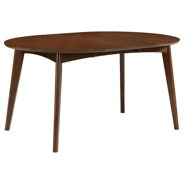 Jedda Oval Dining Table Dark Walnut - 105361