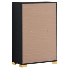 Marceline 5-piece Queen Bedroom Set Black - 222831Q-S5