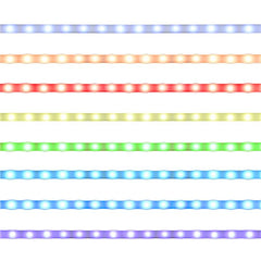 Montara Tempered Glass Wine Storage Display Curio Cabinet with LED Lighting Chrome - 182037