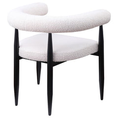Camden Boucle Upholstered Dining Side Chair Cream (Set of 2) - 105782