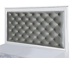Eleanor Wood Eastern King Panel Bed White - 223561KE
