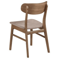 Dortch Dining Side Chair Walnut and Brown (Set of 2) - 108462