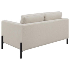 Tilly Upholstered Track Arm Loveseat Oatmeal - 509902