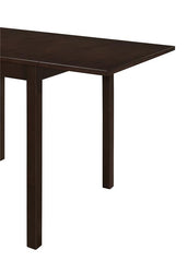 Kelso Rectangular Dining Table with Drop Leaf Cappuccino - 190821