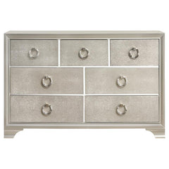 Salford 7-drawer Dresser Metallic Sterling - 222723