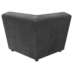 Sunny Upholstered Corner Chair Dark Charcoal - 552082