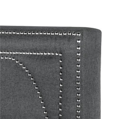Bowfield Upholstered Eastern King Panel Bed Charcoal - 315900KE