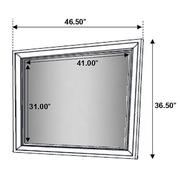 Miranda 4-piece Full Bedroom Set Black - 206361F-S4