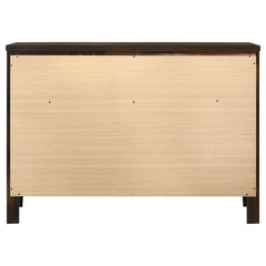 Carlton 6-drawer Rectangular Dresser Cappuccino - 202093