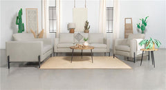 Tilly Upholstered Track Arm Accent Chair Oatmeal - 509903