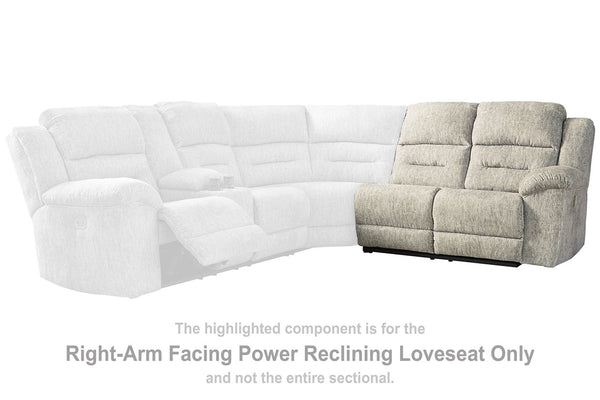 Family Den Right-Arm Facing Power Reclining Loveseat - 5180275