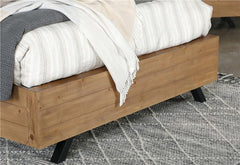 Taylor Wood Queen Panel Bed Light Honey Brown - 223421Q