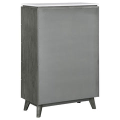 Nathan 5-drawer Bedroom Chest Grey - 224605
