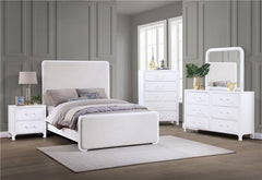 Anastasia 5-piece Queen Bedroom Set Pearl White - 224751Q-S5