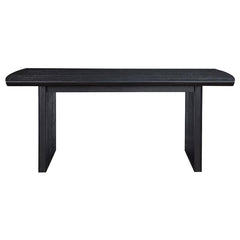 Brookmead 7-piece Rectangular Dining Set with 18" Removable Extension Leaf Black - 108231-S7