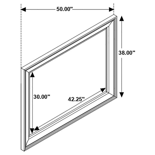 Avenue 4-piece Eastern King Bedroom Set Weathered Brown - 223031KE-S4