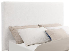 Knox Upholstered EASTERN KING Panel Bed Cream - 302053KE