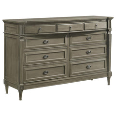 Alderwood 5-piece Queen Bedroom Set French Grey - 223121Q-S5