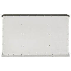 Aventine 5-drawer Dining Sideboard Buffet Cabinet with Cabinet Charcoal and Vintage Chalk - 108245