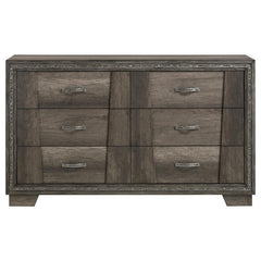 Janine 4-piece Eastern King Bedroom Set Grey - 223551KE-S4