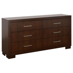 Jessica 5-piece Eastern King Bedroom Set Cappuccino - 200719KE-S5