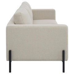 Tilly 3-piece Upholstered Track Arm Sofa Set Oatmeal - 509901-S3