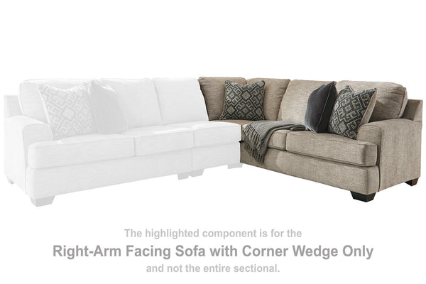 Bovarian Right-Arm Facing Sofa with Corner Wedge - 5610349