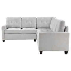 Georgina 4-piece Upholstered Modular Sectional Sofa Beige - 551705-SET
