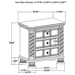 Emmett 5-piece California King Bedroom Set Walnut - 224441KW-S5