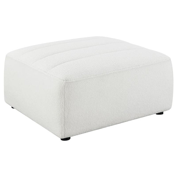 Sunny Square Upholstered Ottoman Natural - 551623