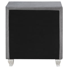 Deanna 2-drawer Rectangular Nightstand Grey - 205102