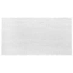 Kerwin Rectangle Faux Marble Top Dining Table White and Chrome - 111101