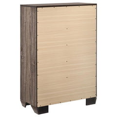Kauffman 5-piece California King Bedroom Set Washed Taupe - 204191KW-S5
