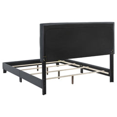 Mapes Upholstered Eastern King Panel Bed Grey - 305747KE