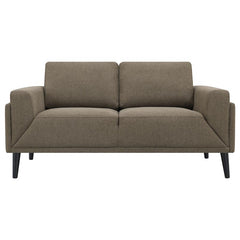 Rilynn Upholstered Track Arm Loveseat Brown - 509522