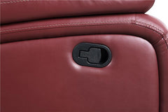 Camila Upholstered Motion Reclining Sofa Red - 610241