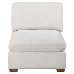 Lakeview Upholstered Armless Chair Ivory - 551461