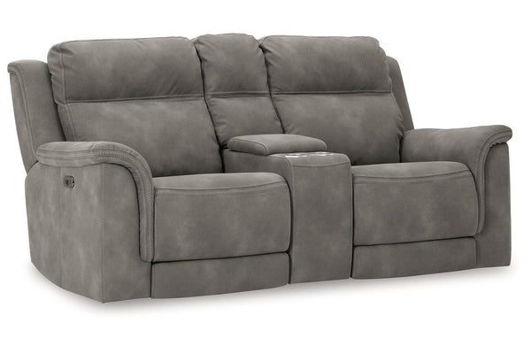 Next-Gen DuraPella Power Reclining Loveseat with Console - 5930118