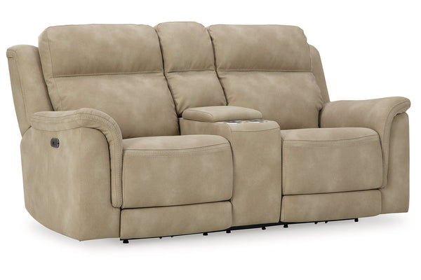 Next-Gen DuraPella Power Reclining Loveseat with Console - 5930218