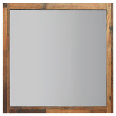 Sidney Dresser Mirror Rustic Pine - 223144