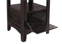 Lavon 5-piece Counter Height Dining Room Set Espresso and Black - 102888-S5