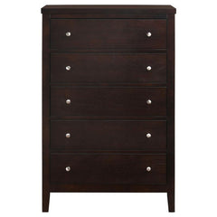 Carlton 5-piece Queen Bedroom Set Cappuccino - 202091Q-S5