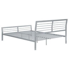 Cooper Metal Queen Open Frame Bed Silver - 300201Q