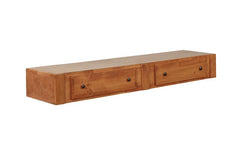 Wrangle Hill 2-drawer Wood Under Bed Storage Amber Wash - 460097
