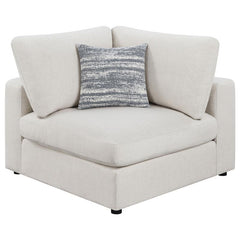 Serene 6-piece Upholstered Modular Sectional Sofa Beige - 551321-SET