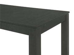 Jakob 5-piece Rectangular Dining Set Grey and Black - 115131-S5
