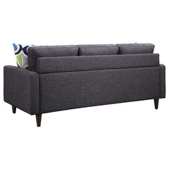 Watsonville 3-piece Upholstered Track Arm Sofa Set Grey - 552001-S3